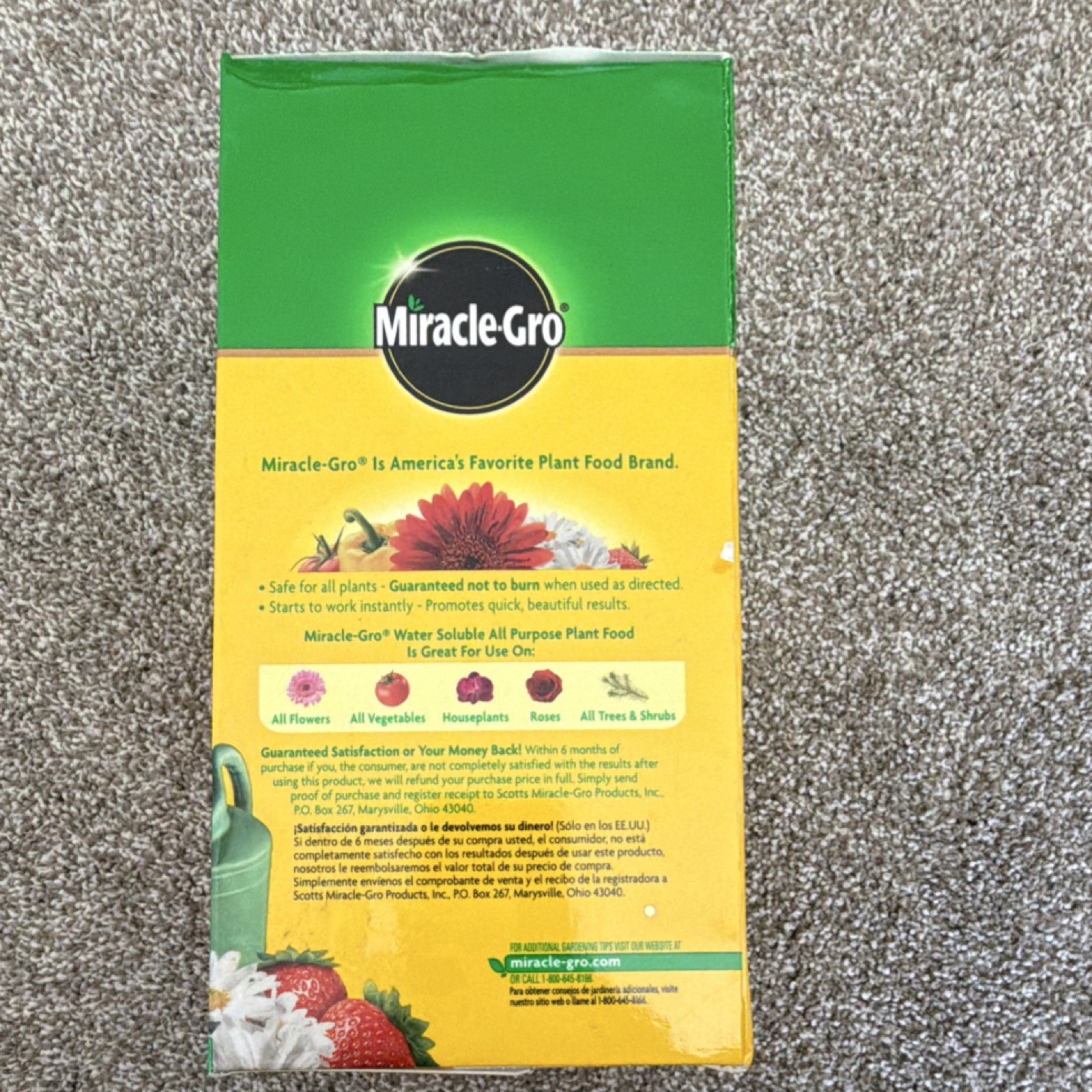 Miracle-Gro Water Soluble All Purpose Plant Food Powder 4 lb