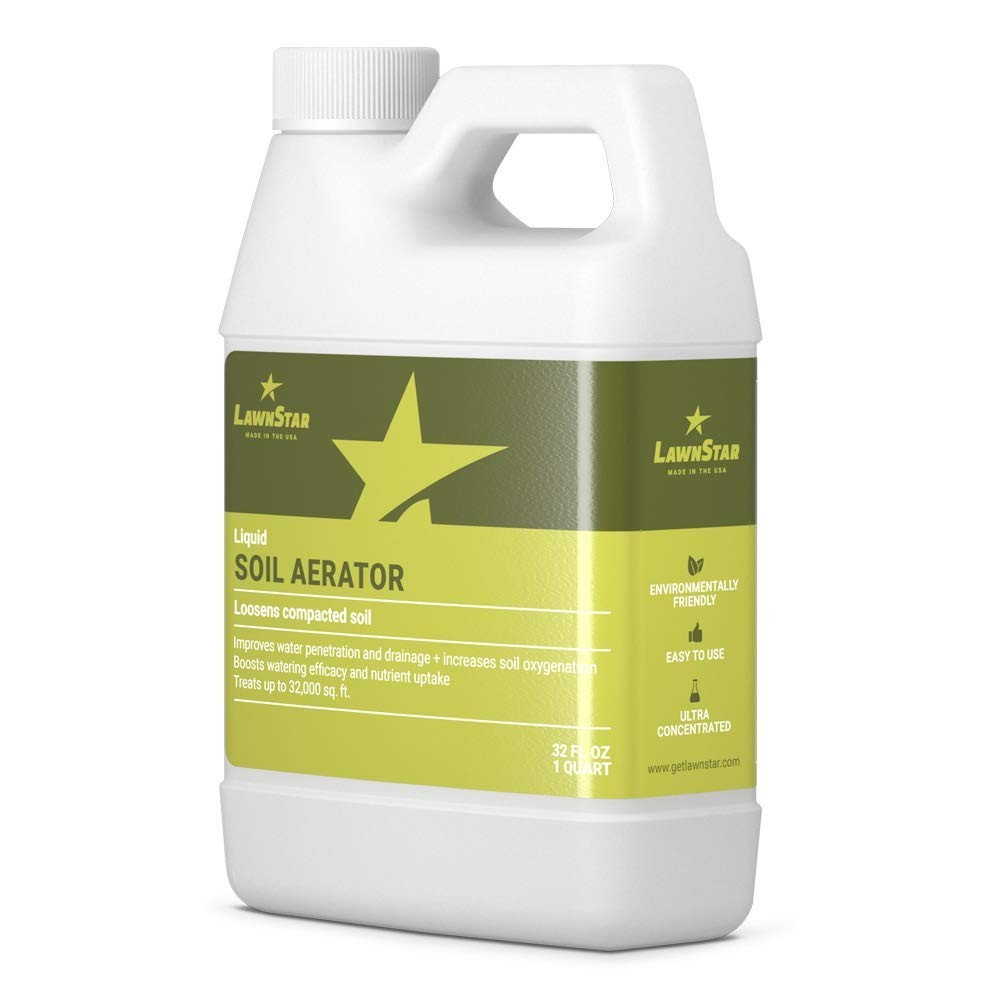 Liquid Lawn Aerator 32 fl oz – Loosens & Conditions Compacted Soil – Alternat…