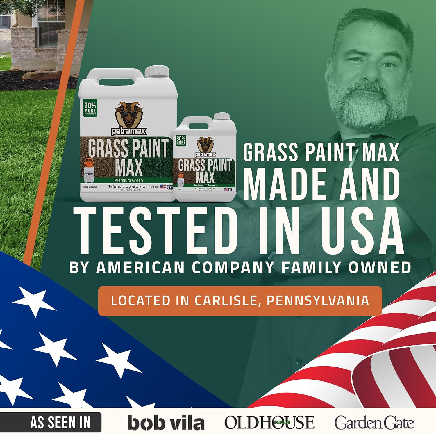 max Max Grass Paint for Lawn – Maintain Perfect Green Grass, Spray for Lawn & Sh