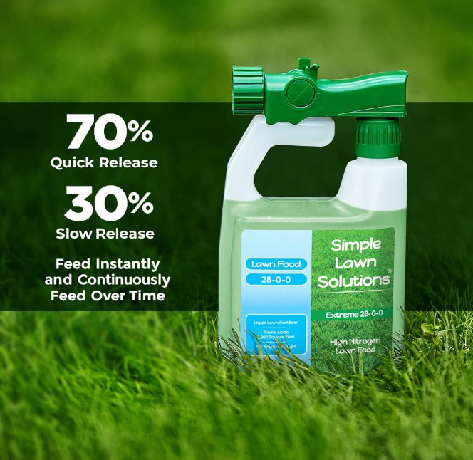Maximum Green & Growth Fertilizer High Nitrogen 28-0-0 Liquid Lawn Food Spray Sp