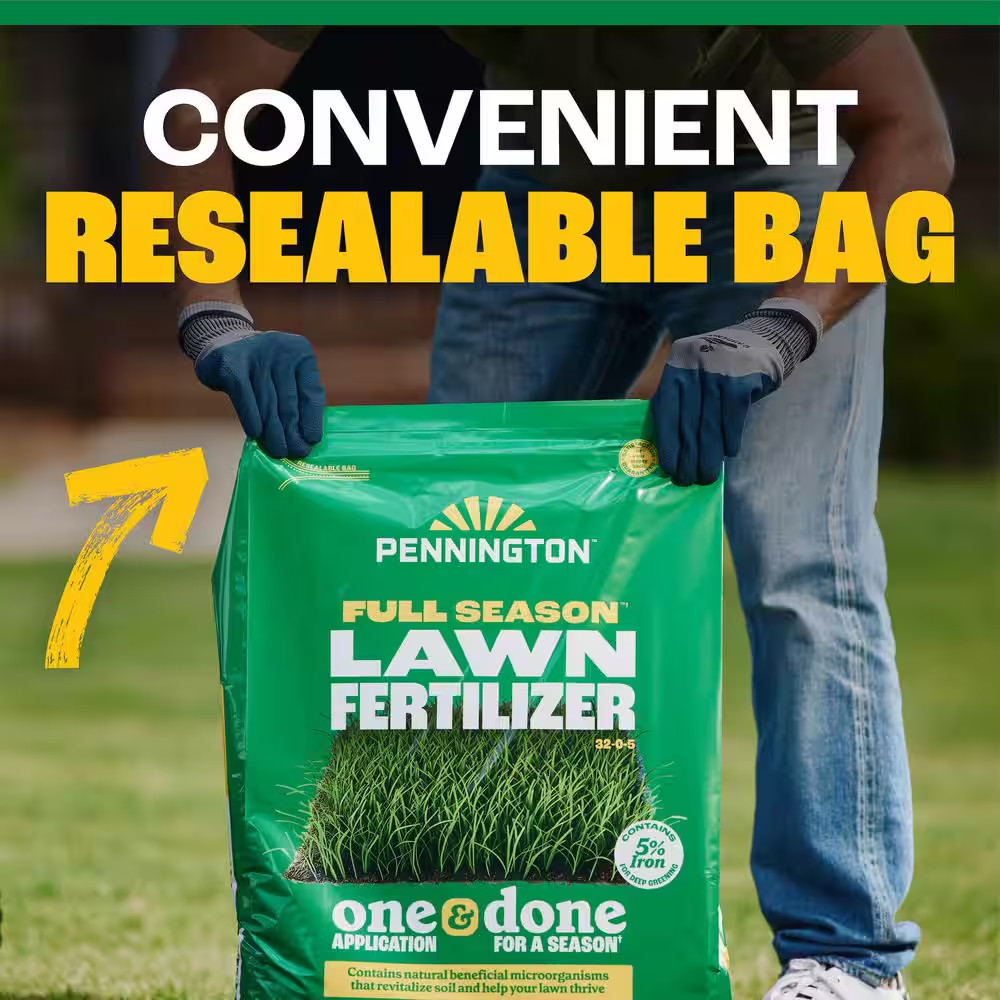 33.6 Lbs. 12,000 Sq. Ft. Full Season Lawn Fertilizer Granules 32-0-5