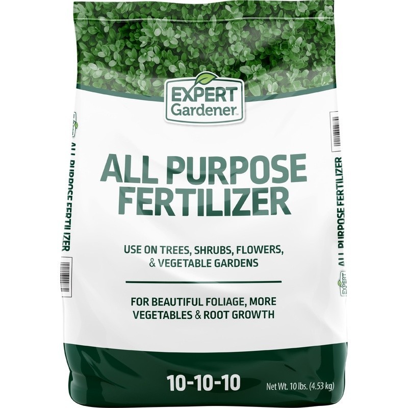 All Purpose Plant Fertilizer 10-10-10 Quick Release Trees Shrubs Flowers 10 lb