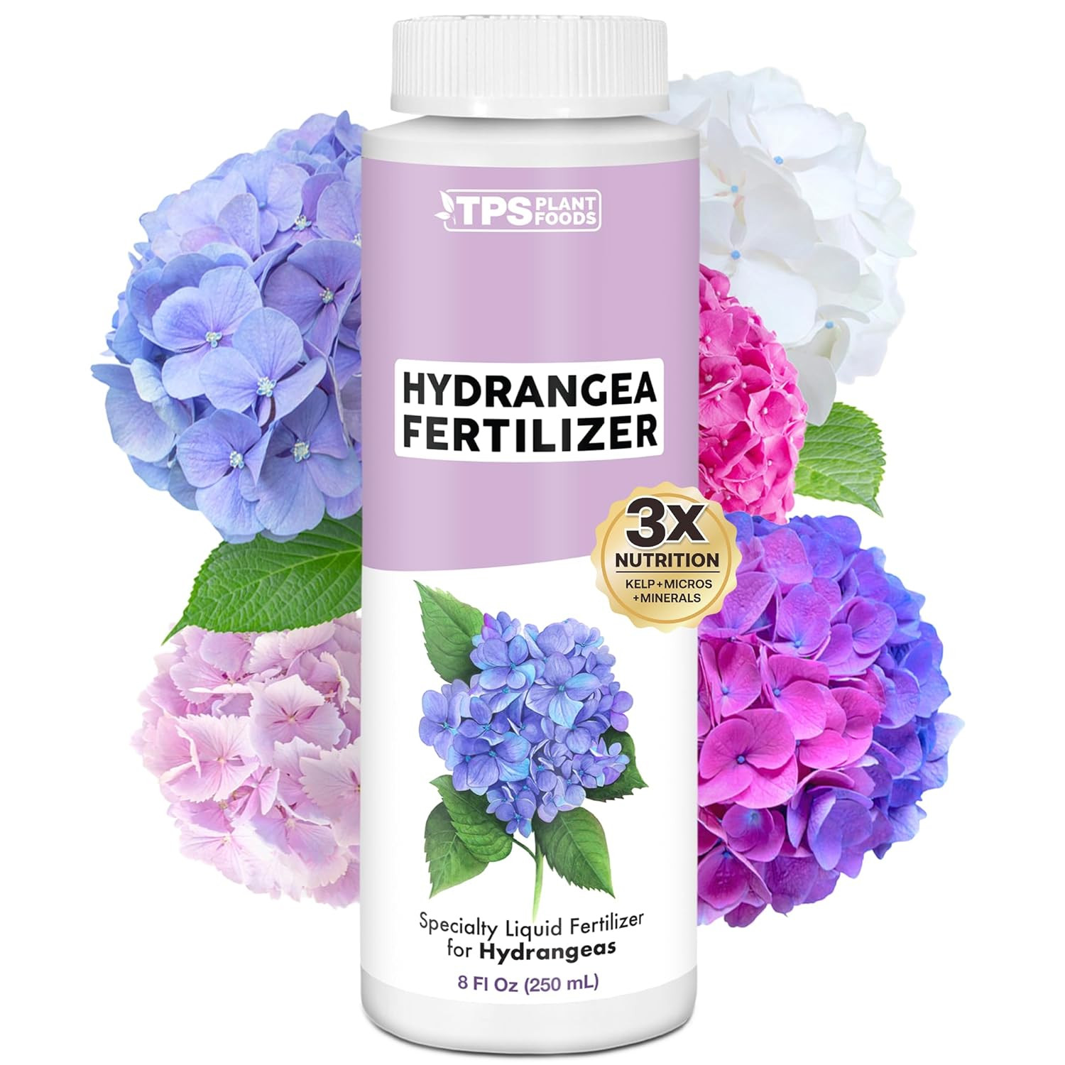 Hydrangea Fertilizer – Liquid Plant Food for Bigger Blooms, Rich Flower Color