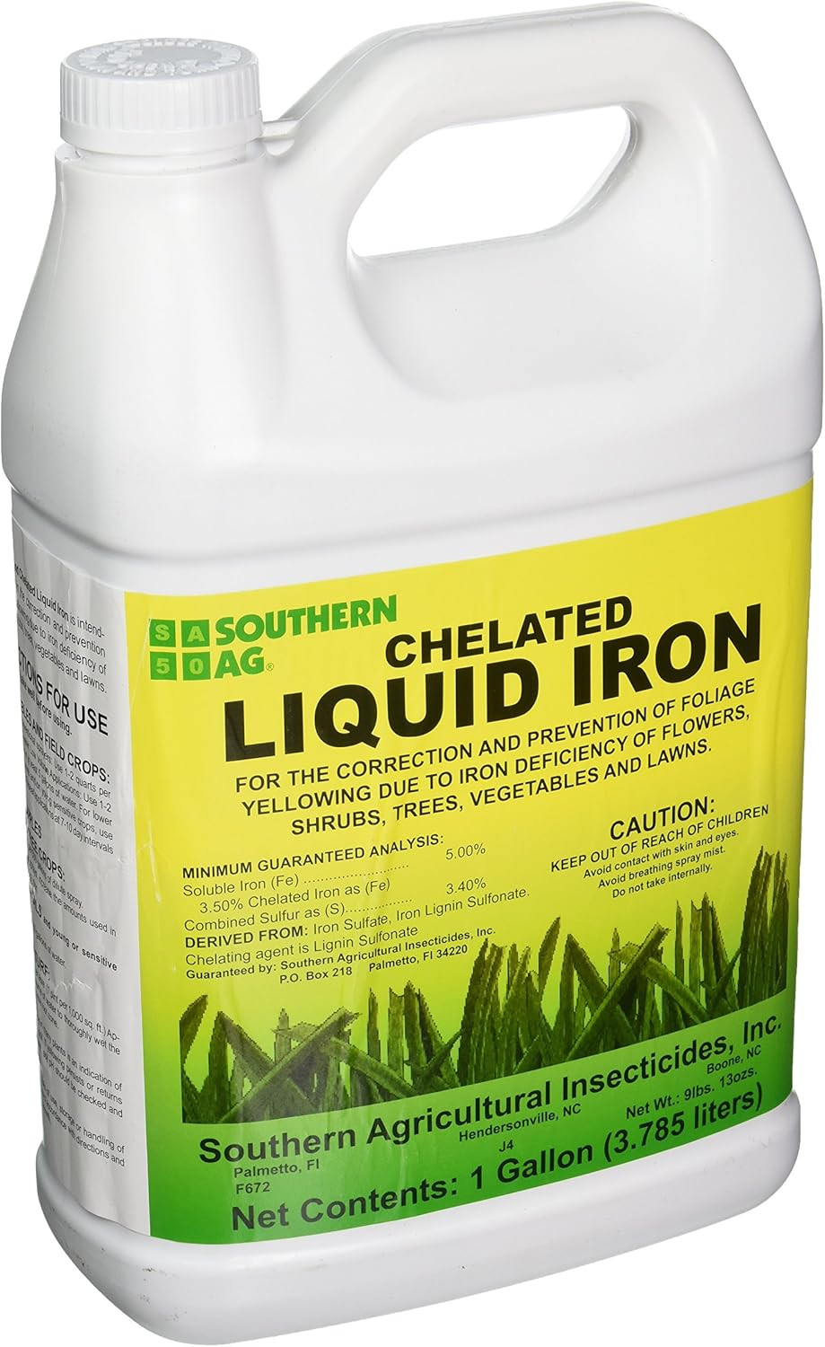 Southern Ag Chelated Liquid Iron, 1 Gallon