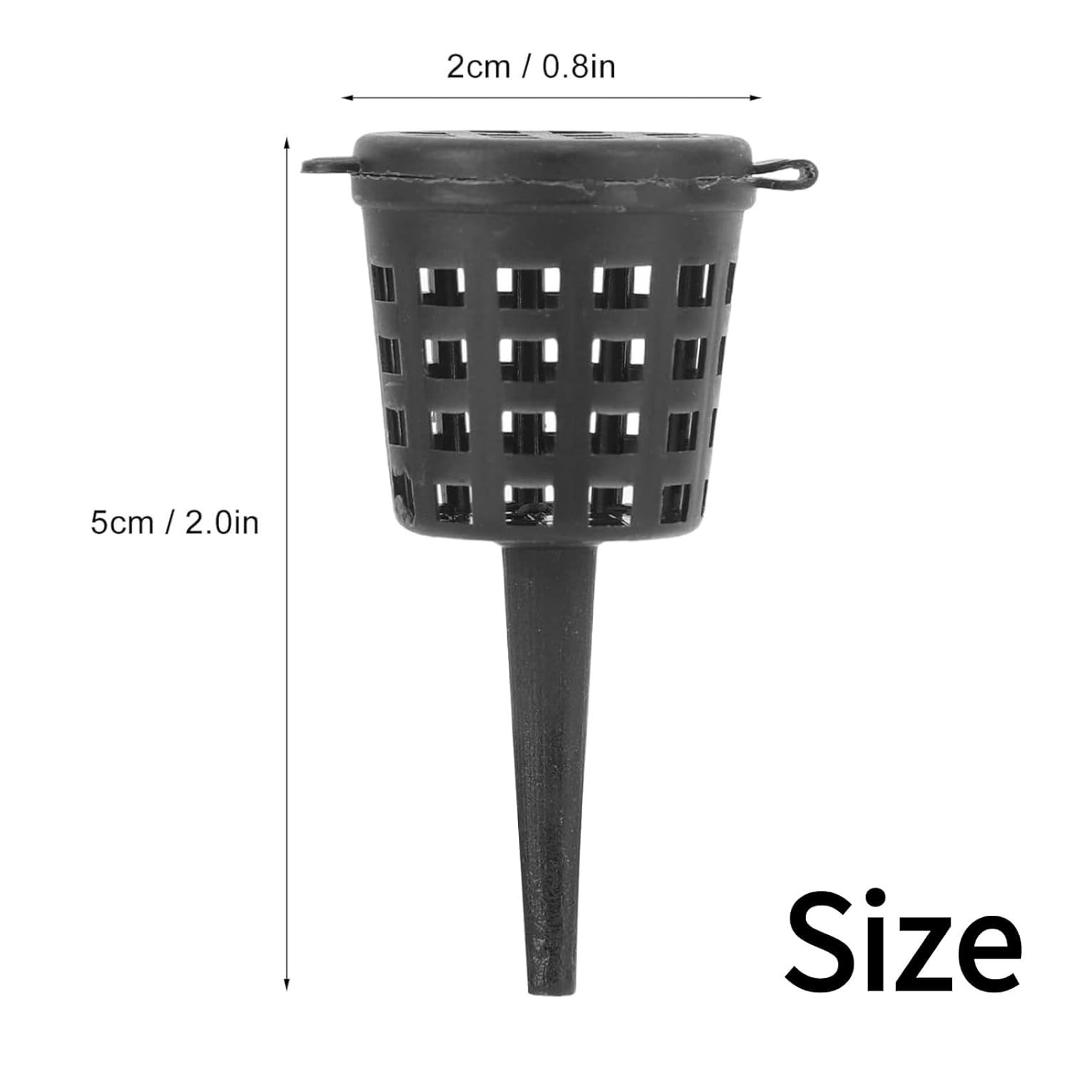 Elegant Black Fertilizer Basket Boxes – 10 Count for Garden Fertilization