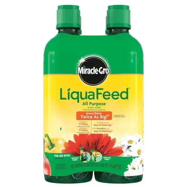 Miracle-Gro Liquafeed All Purpose Plant Food Refill, 16oz, 4-Pack, Lot of 2