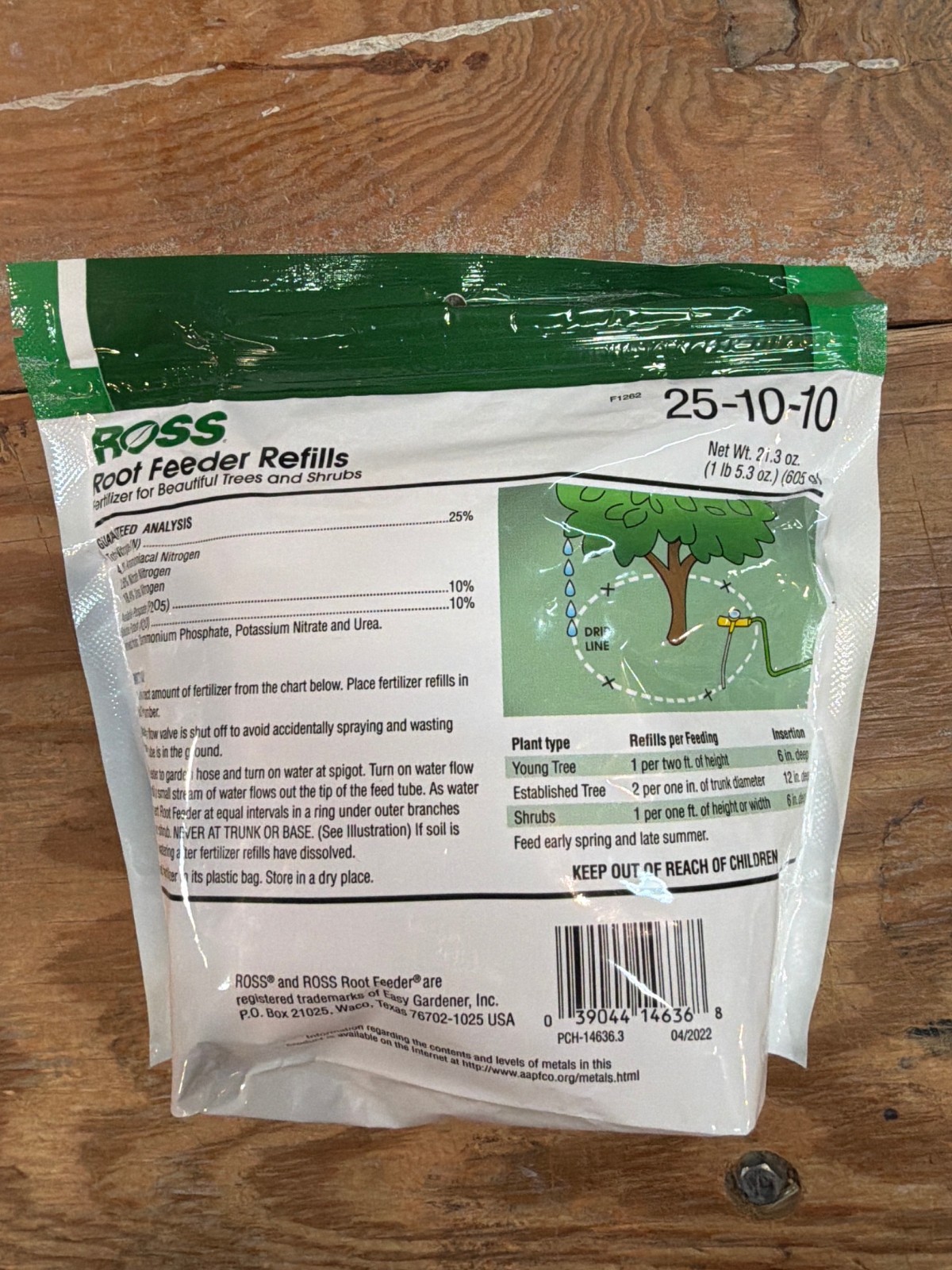 Ross 14666 36 pack of Tree & Shrub Root Feeder Fertilizer Refill Cartridges