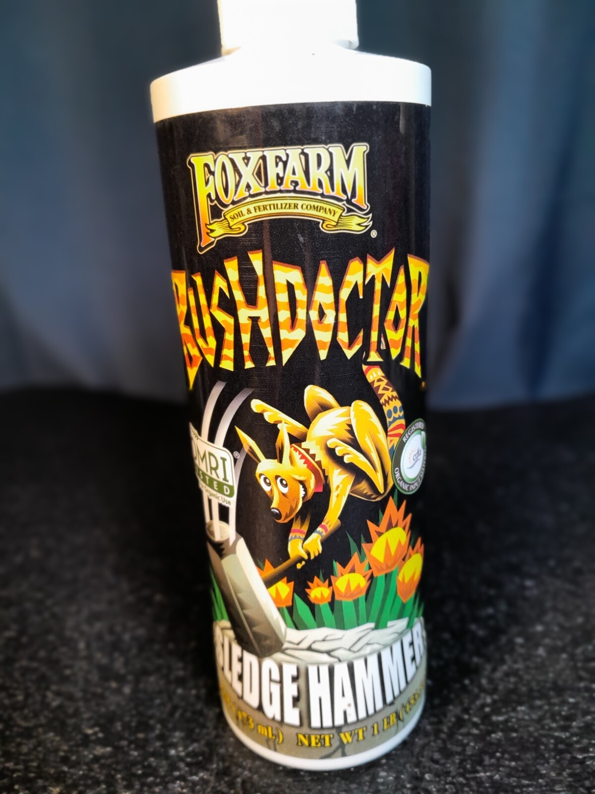 Fox Farm Bush Doctor 1 Pint Sledge Hammer Nutrient Rinse for Plants Cleans Roots