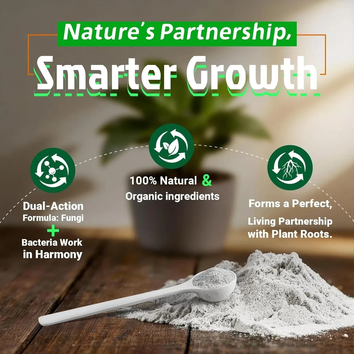 Mycorrhizal Fungi Inoculant 10X Concentrated Organic Fertilizer Up to 700 Plants