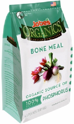 Jobe’s 09326 4 lb Organic Bone Meal bulb & Perennial Fertilizer -6 Pack