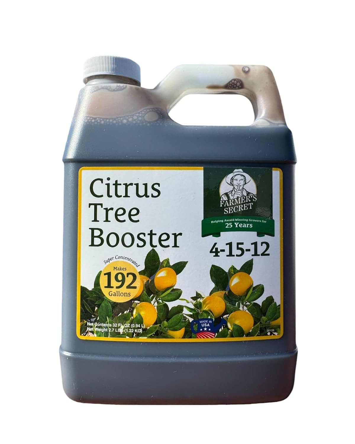 Citrus Tree Booster Fertilizer (32Oz) – Super Concentrated – Formulated for All