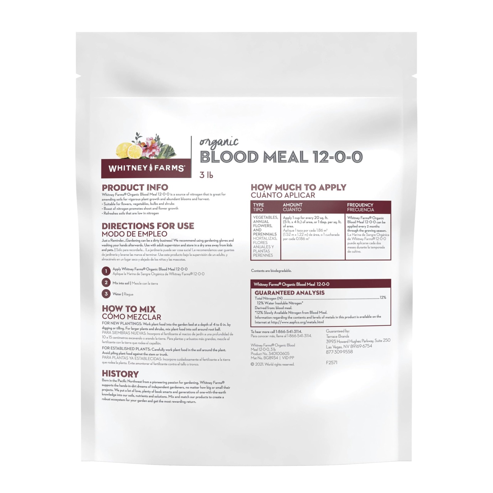 Organic Blood Meal for Plants – Nitrogen Supplement for Vegetables & Flowers