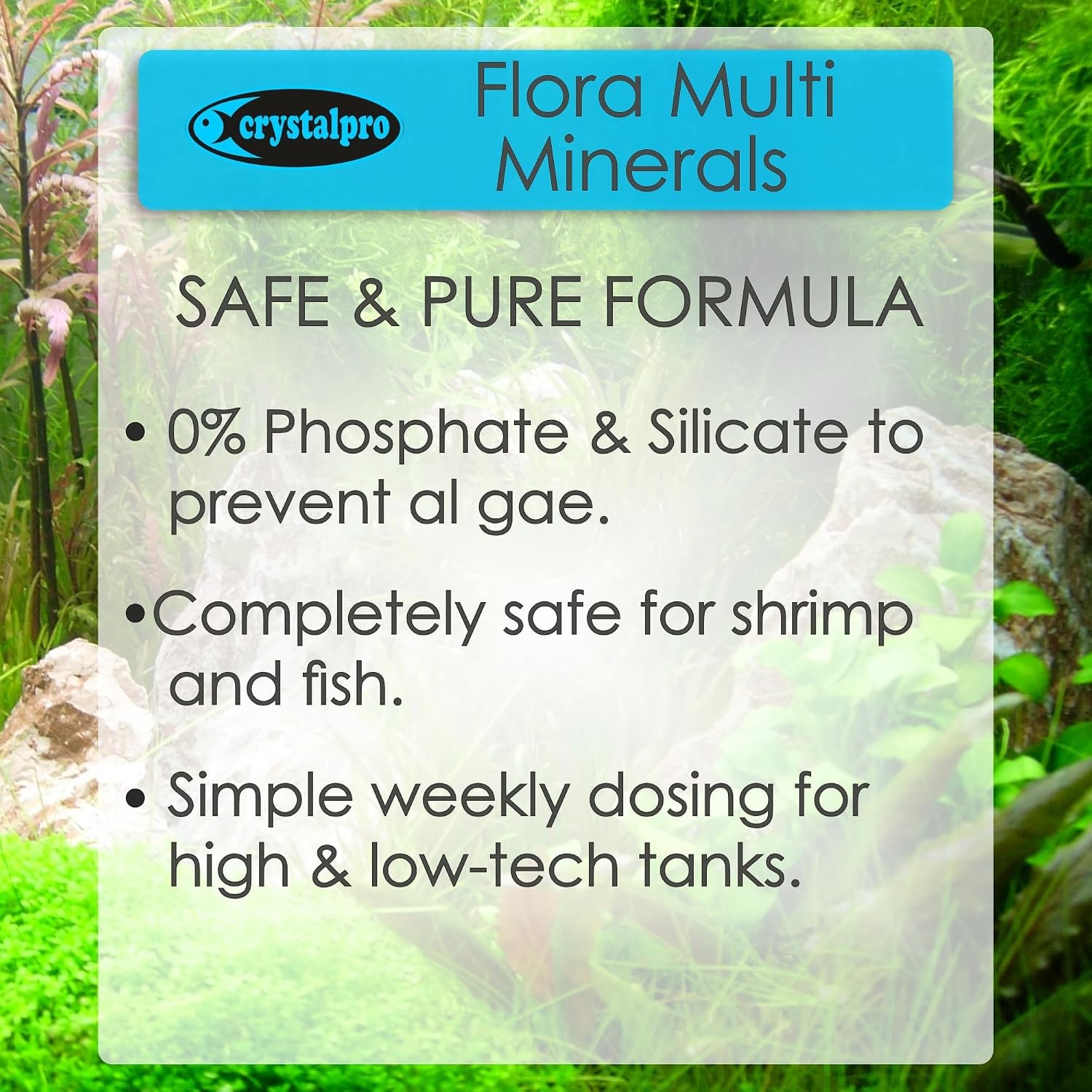 All-in-One Aquarium Plant Fertilizer Flora Multi Minerals