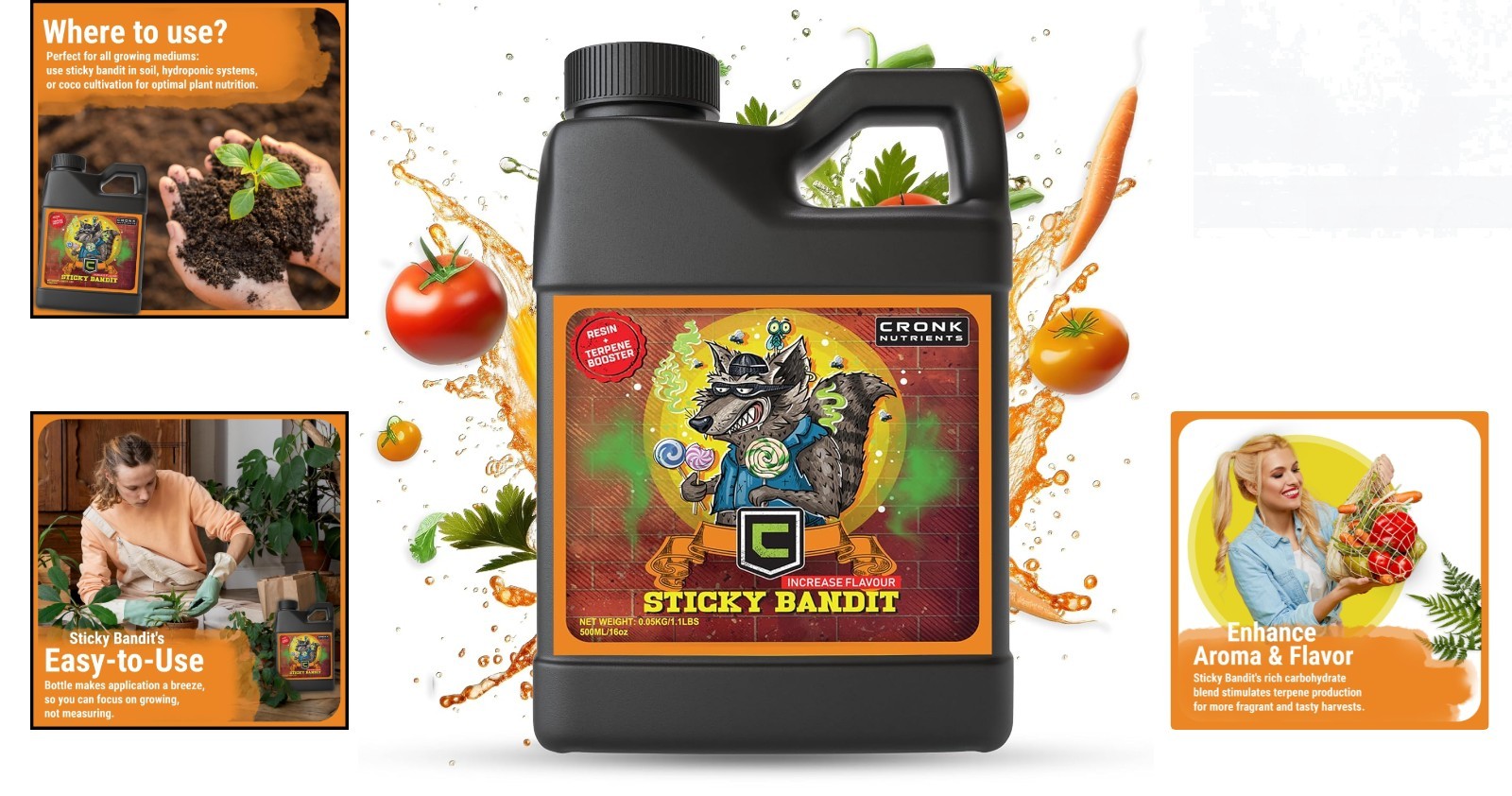 Versatile 1L Plant Fertilizer for Hydroponics & Soil – Boosts Aroma & Taste