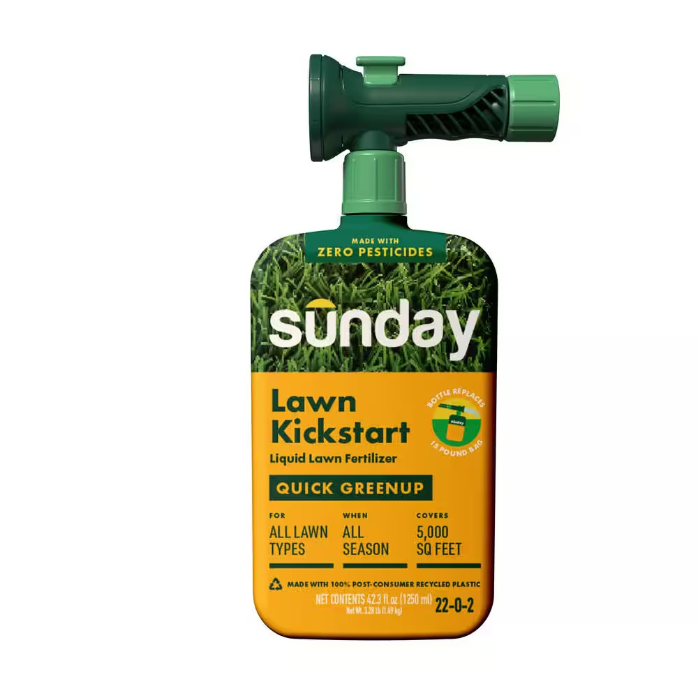 Lawn Kickstart 43 Fl Oz. 5000 Sq. Ft. Liquid Lawn Fertilizer Fo All Grass Types