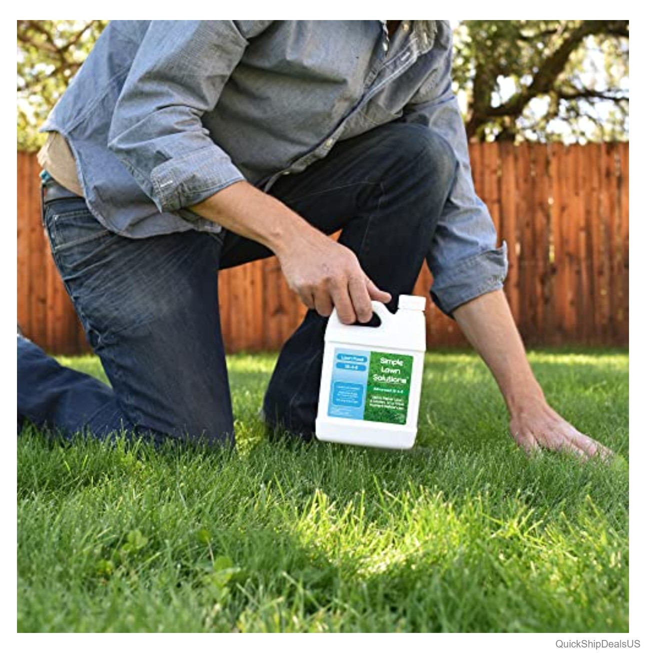 Liquid Lawn Fertilizer 16-4-8 NPK Concentrated Spray For All Grass Types