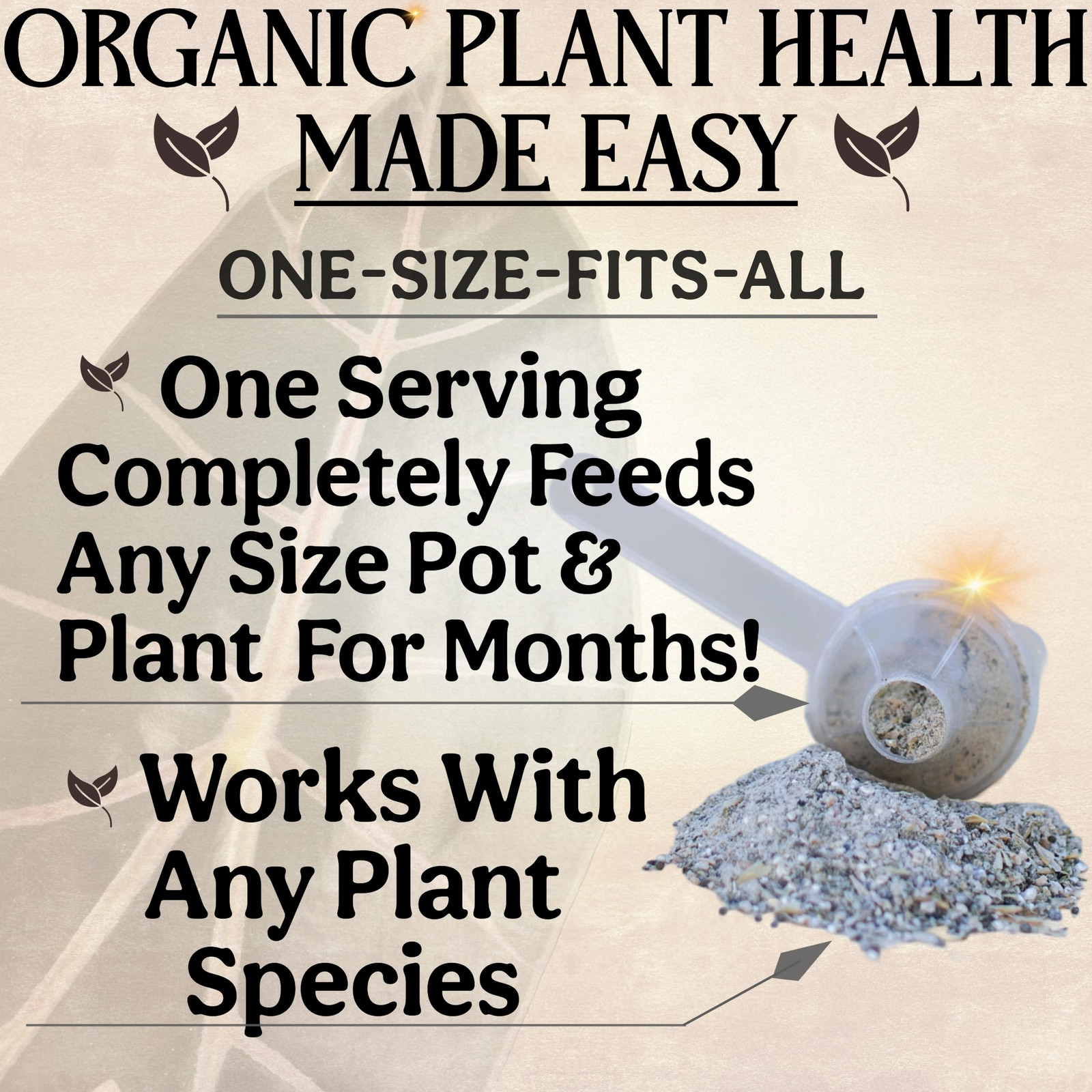The All-in-One Complete Organic Plant Food, Indoor Plant Food for Houseplants…