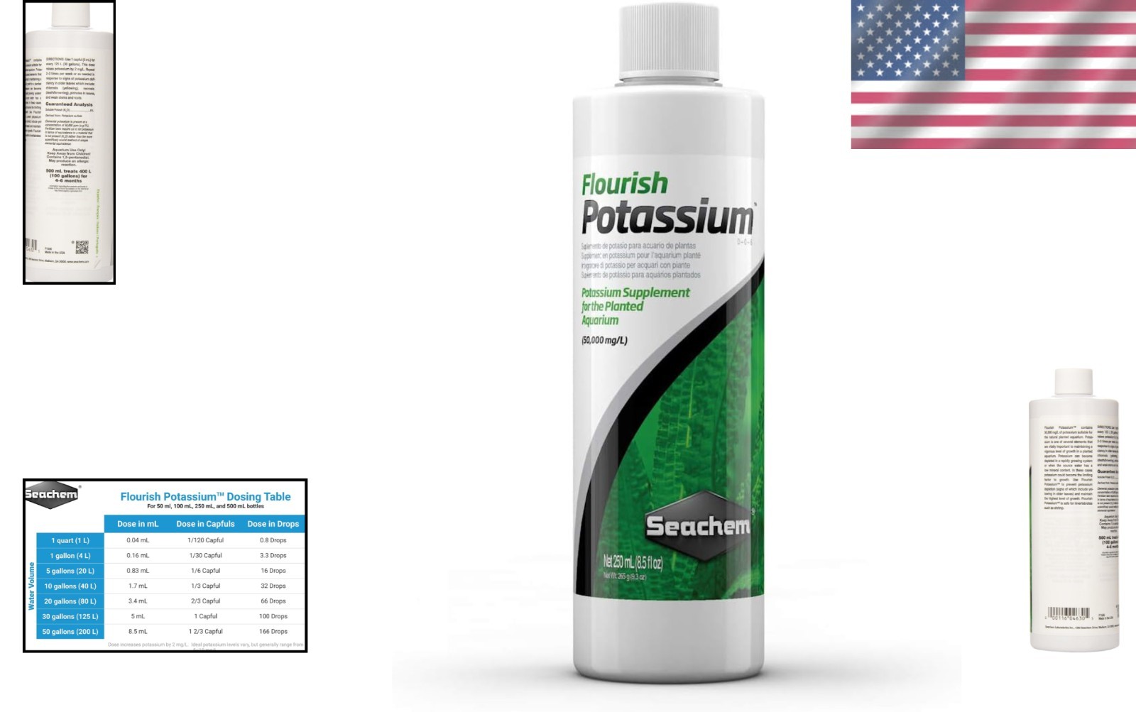 High Potassium Concentration Flourish Potassium 500ml – Ideal for Aquatic Plants