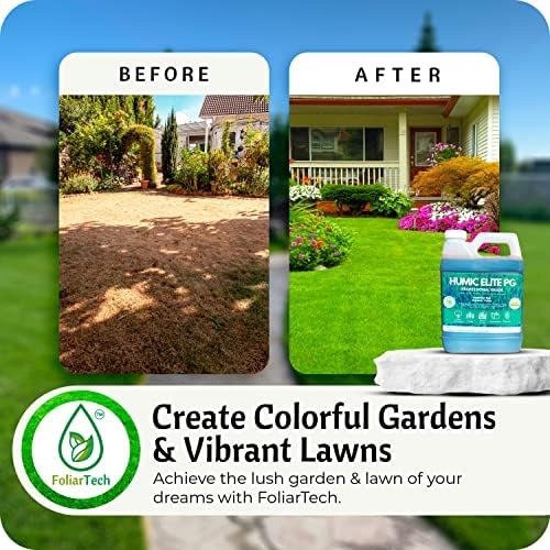 Humic Acid Organic Lawn Fertilizer – Fulvic Humic Mineral Blend for Trees, Sh…