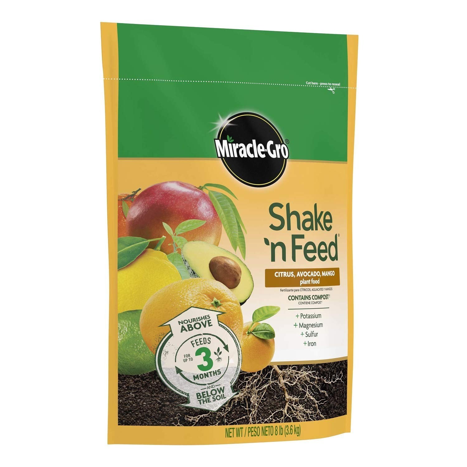 Miracle-Gro Shake ‘N Feed Citrus, Avocado, Mango Plant Food – Fertilizer