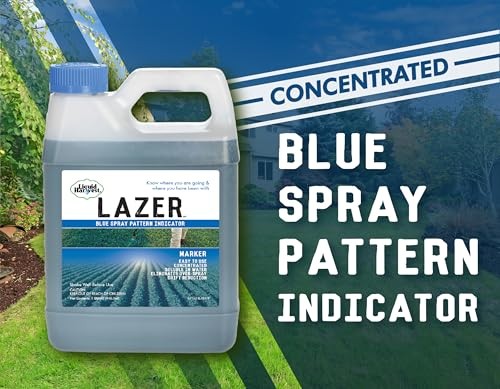 Liquid Harvest Blue Dye 32oz Spray Marker Lawn Fertilizer Indicator