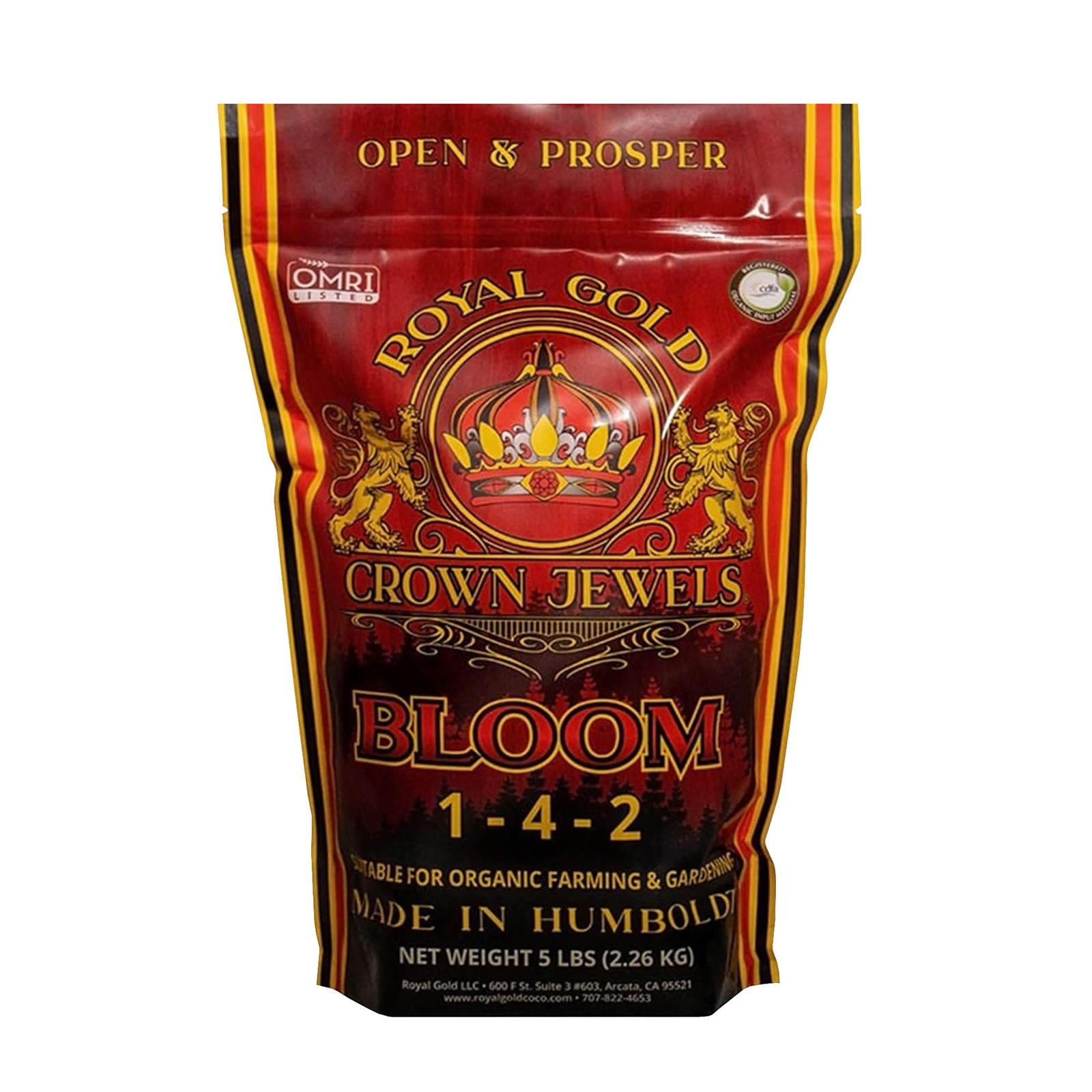 Royal Gold Crown Jewels Bloom 1-4-2 Dry Fertilizer, 5 lbs