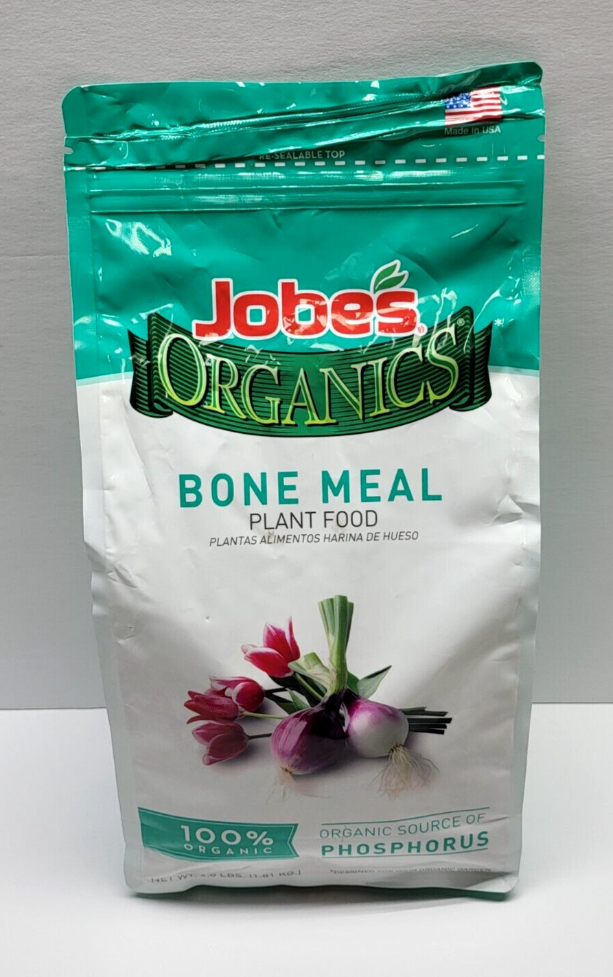 Jobe’s Organics Bone Meal Fertilizer – 4 lbs Bag – Plant Food Bulbs Roses Garden