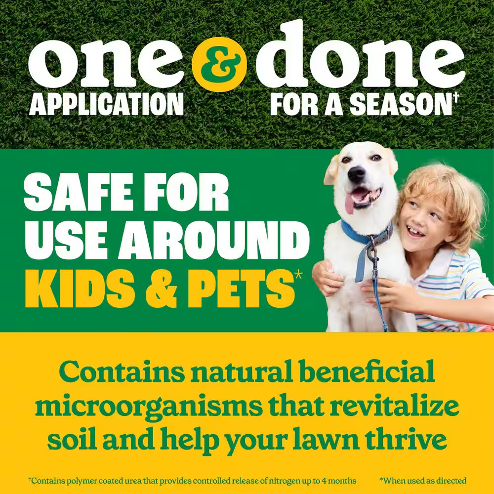 33.6 Lbs. 12,000 Sq. Ft. Full Season Lawn Fertilizer Granules 32-0-5