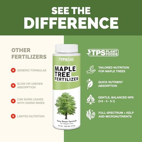 Maple Tree Fertilizer – Liquid Plant Food for Vibrant Color, Stronger Roots &…