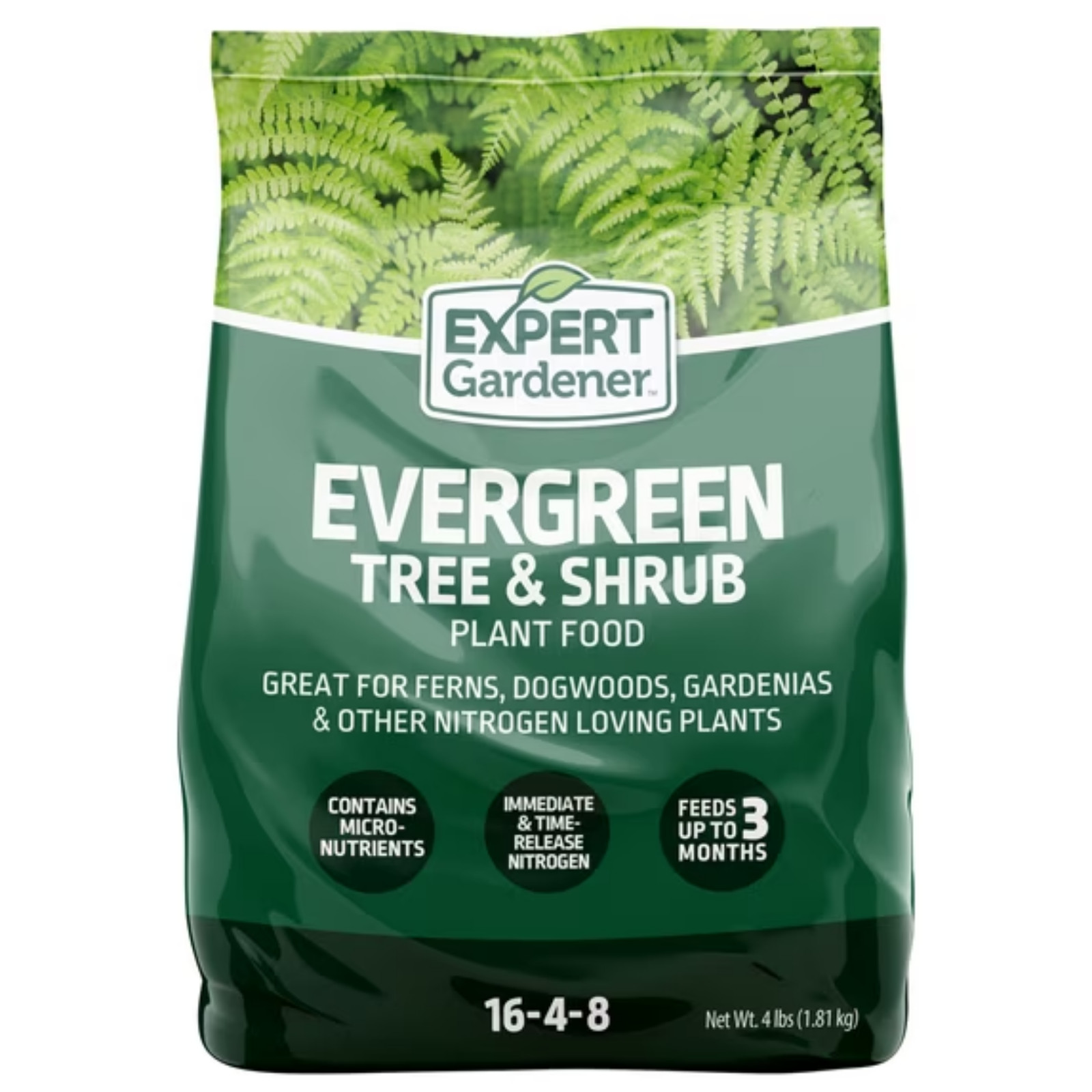 Expert Gardener Evergreen Tree Shrub Fertilizer 4 lb (Pack of 2) 16-4-8 Food