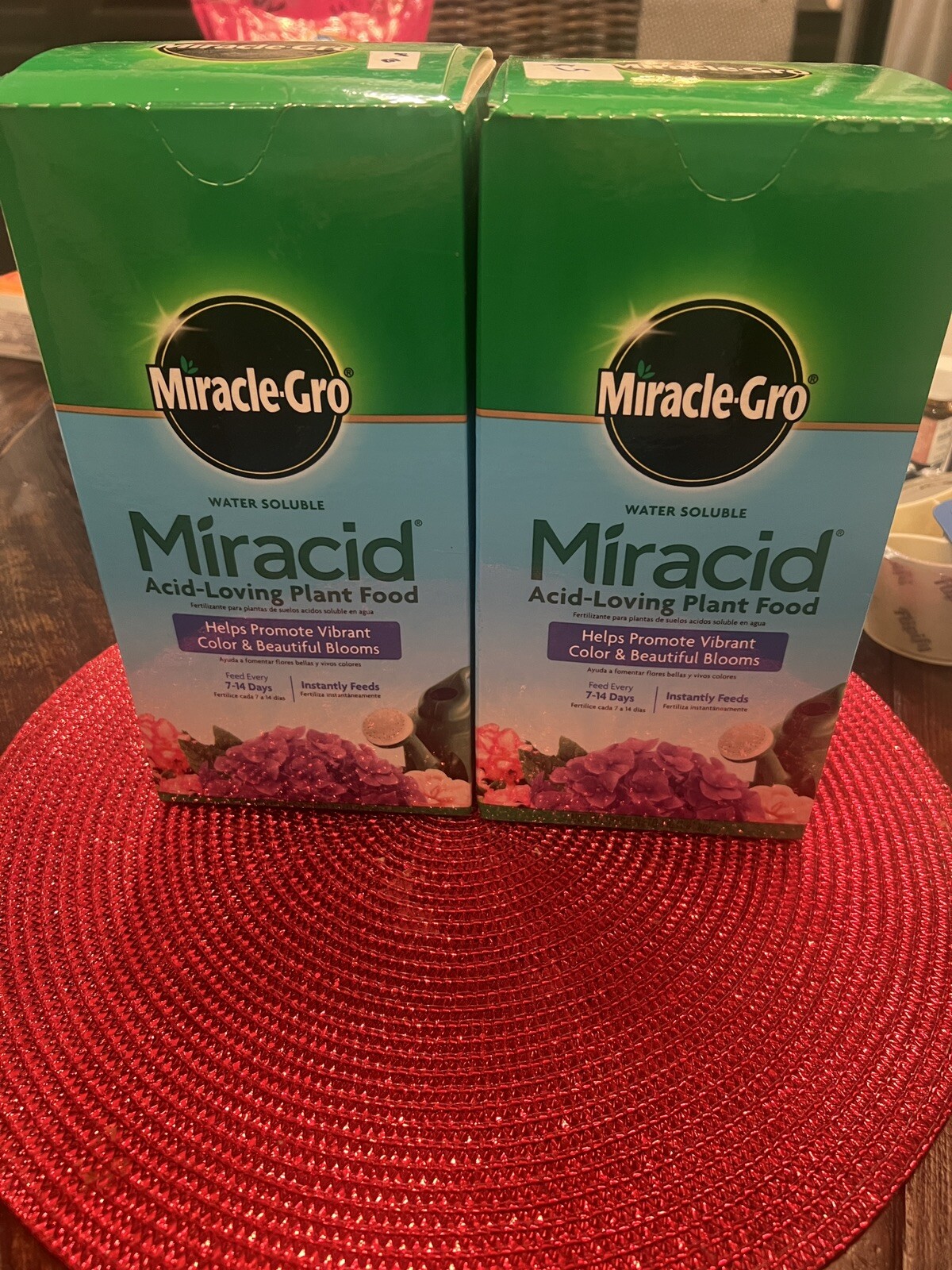 2 ea Miracle Gro 1850011 4 lb 30-10-10 Miracid Acid Loving Plant Food