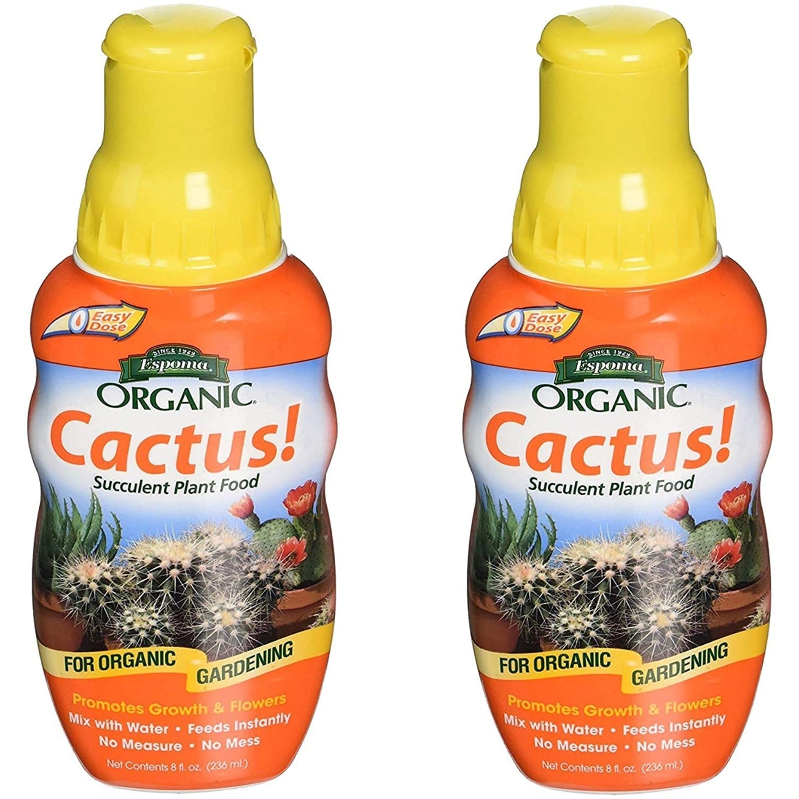 Espoma Organic Cactus Houseplant Food, 8 Oz (Pack of 2)