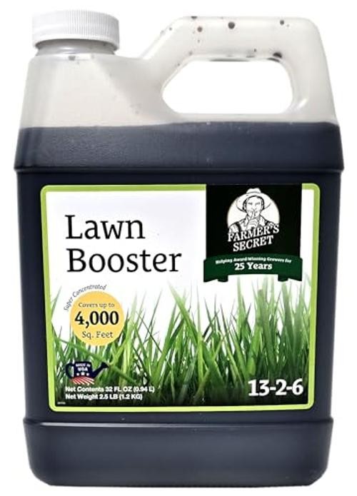 Farmer’s Secret Lawn Booster Fertilizer – Super Concentrated – All Around 32oz