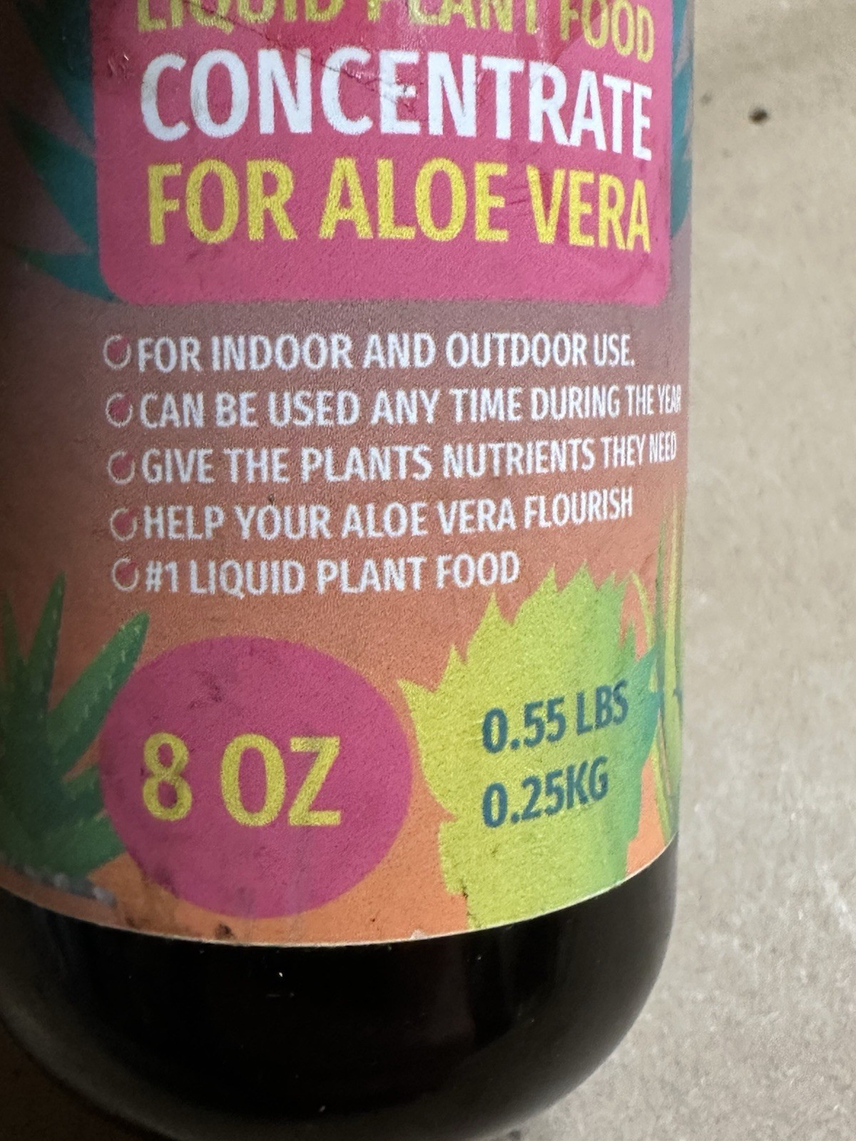 Lot of 18 Gardenera Liquid Plant Food Concentrate for Aloe Vera 8oz