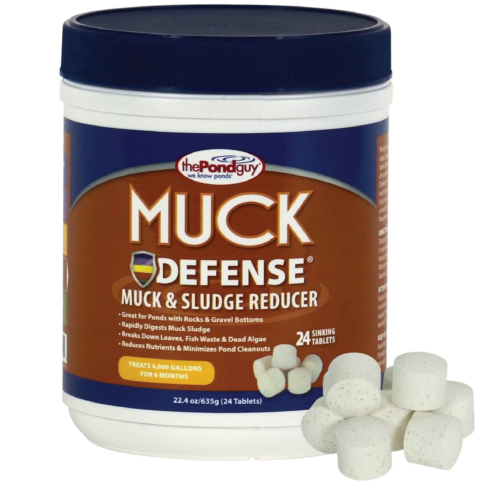 The Pond Guy Muck Defense, Natural Sludge Control Treatment, Water Garden Mud…