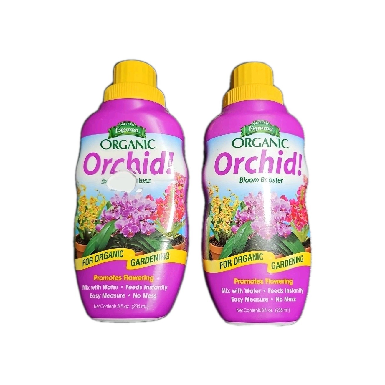 Espoma Organic Orchid Bloom Booster – Organic Fertilizer 8 fl oz **LOT OF 2**