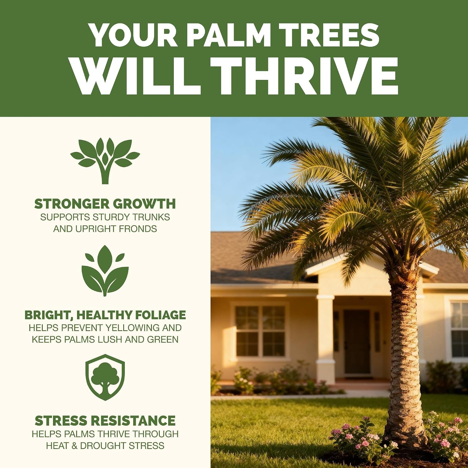 Palm Tree Fertilizer, Liquid Plant Food for Rich Green Fronds, 1 Gallon | Ind…
