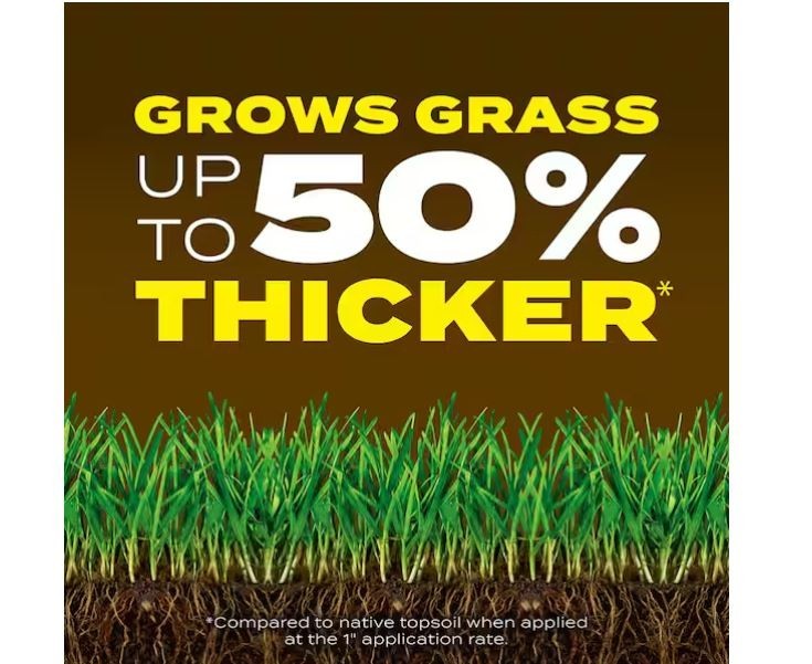 Turf Builder Lawn Soil 1.5 Cu. Ft. for Lawn Repair or Overseeding, Use to Plant