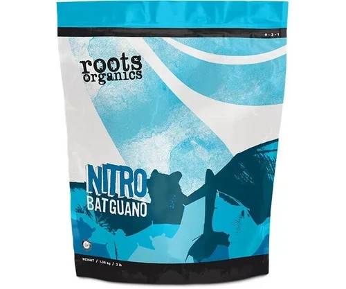 Roots Organics Nitro Bat Guano 3 Lb. Nitrogen Fertilizer -Gardening- Ships Free!