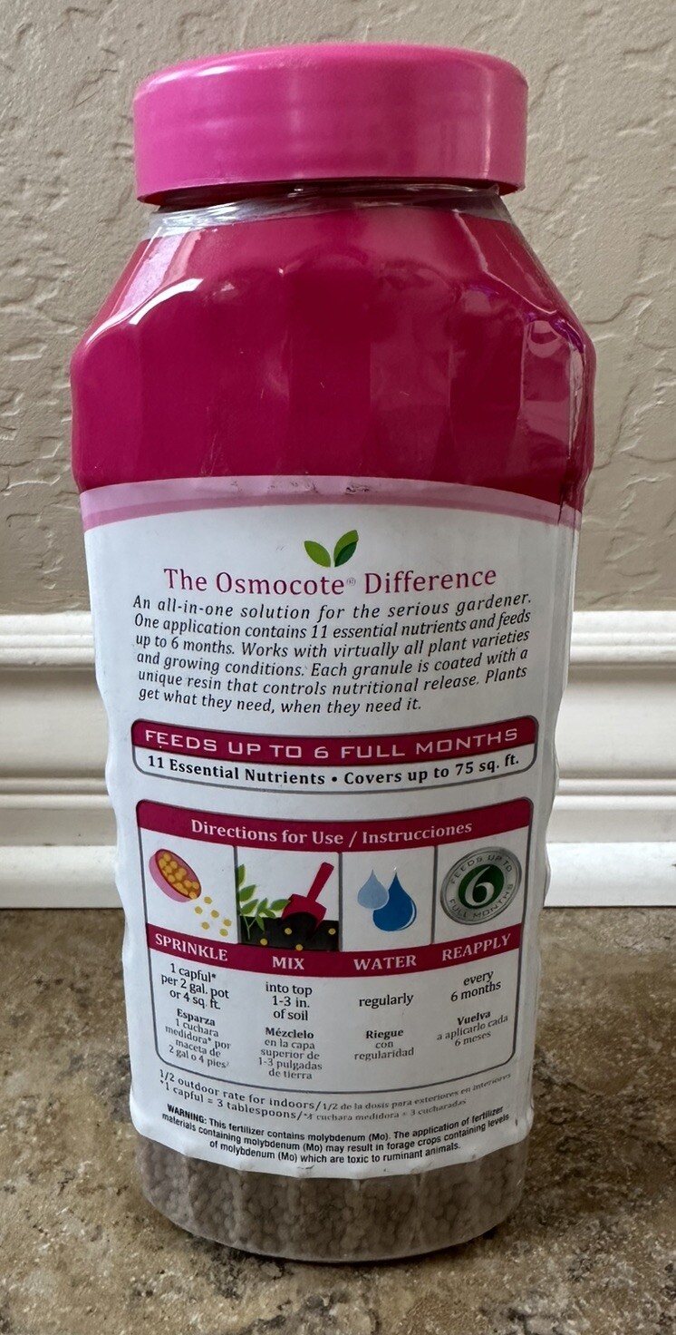 Osmocote Plus Smart-Release Plant Food Outdoor & Indoor 11 Nutrients 2 lbs