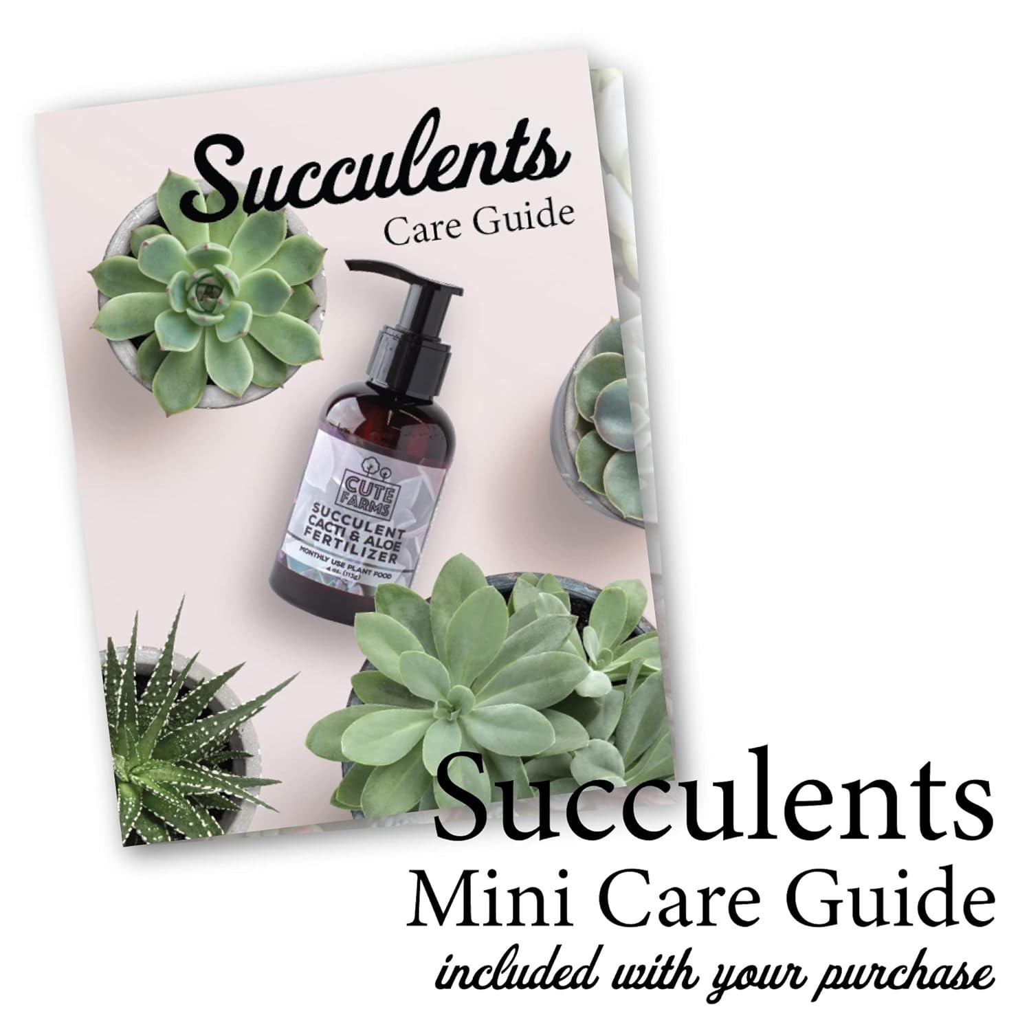 Ready-to-Use 8 oz Succulent Fertilizer with Leak-Proof Spray for Thriving Plants