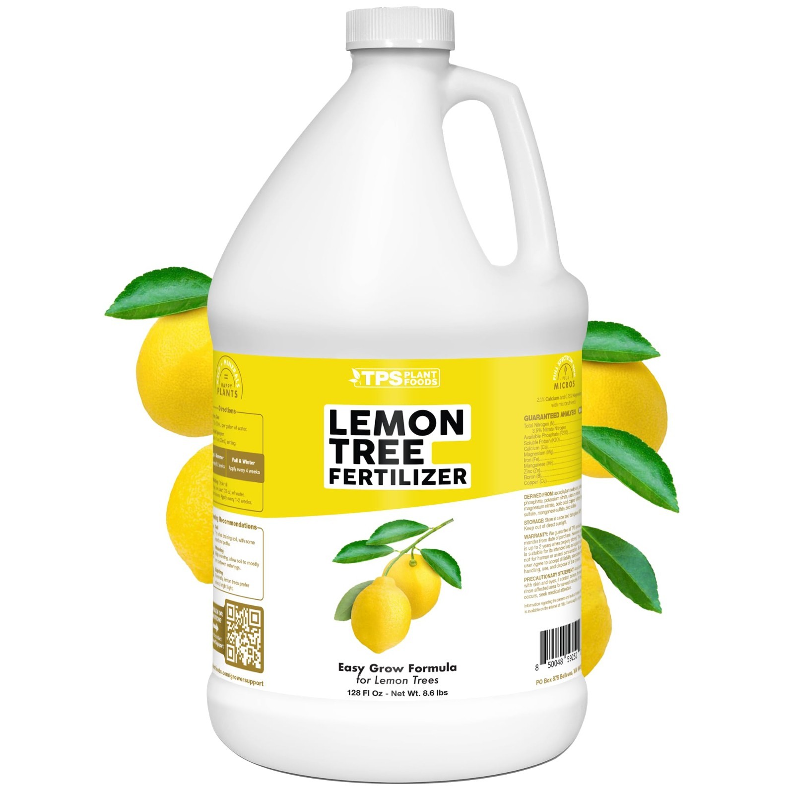 Liquid Lemon Tree Fertilizer – Boost Fruit, Enhance Flowers & Strengthen Roots,