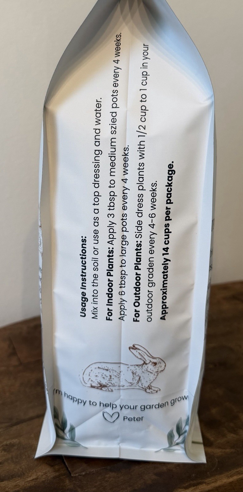 Peter’s Puffs Rabbit Manure All Purpose Fertilizer 2Lbs