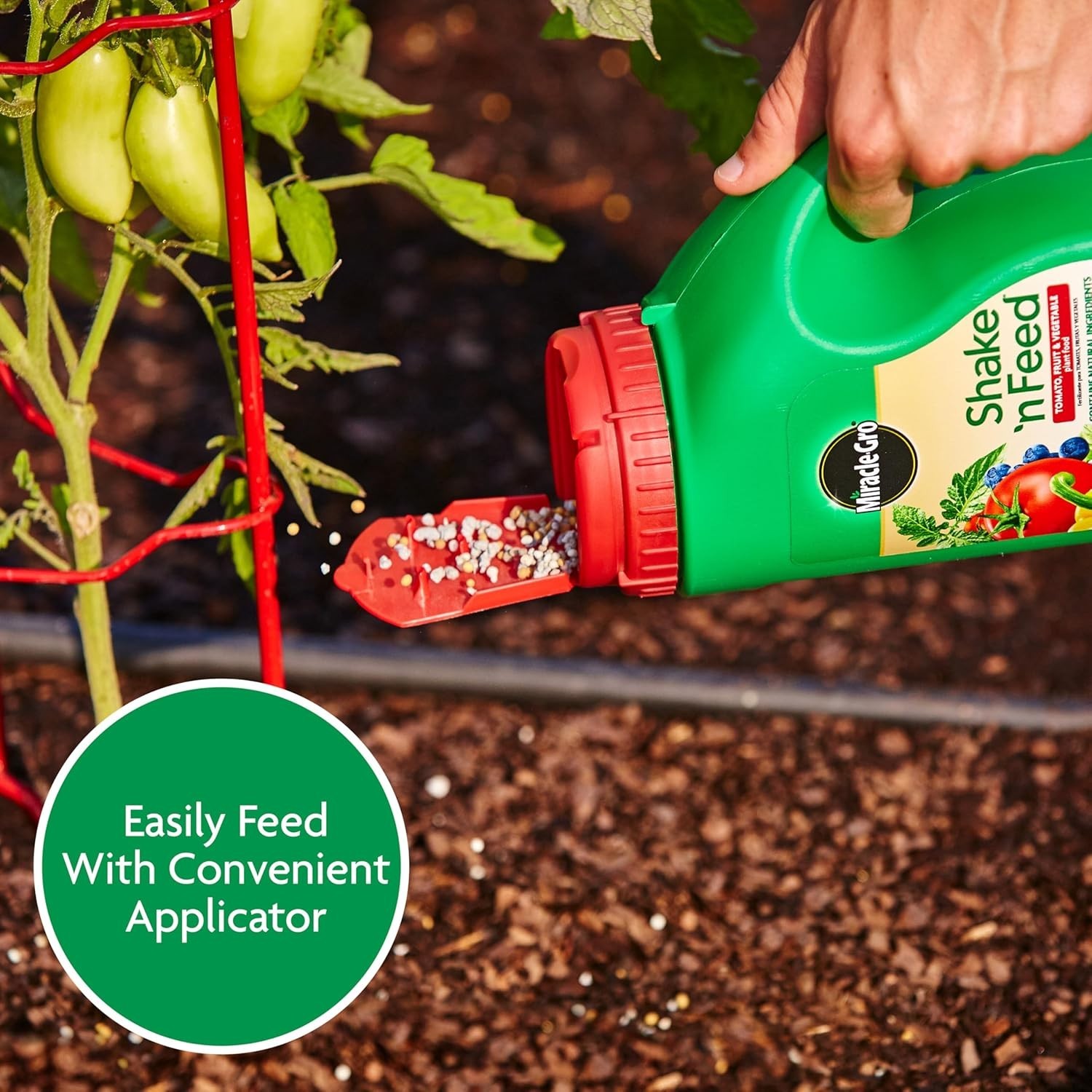 Vegetable Garden Fertilizer with Calcium for In-Ground and Container Plants