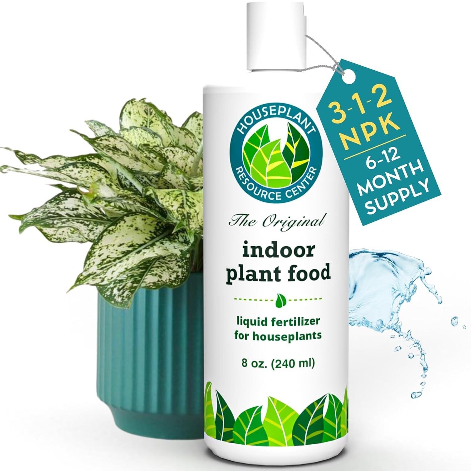 Organic Liquid Fertilizer – 8 oz for Pothos, Monstera & Peace Lily Growth