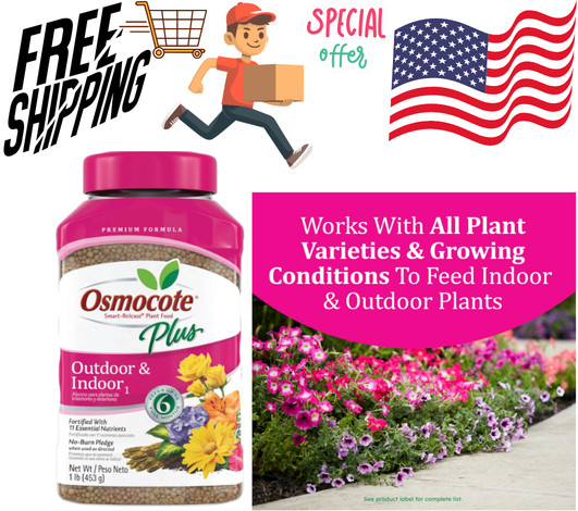 Osmocote Smart-Release Plant Food plus Outdoor & Indoor1 – Granular, Continuous