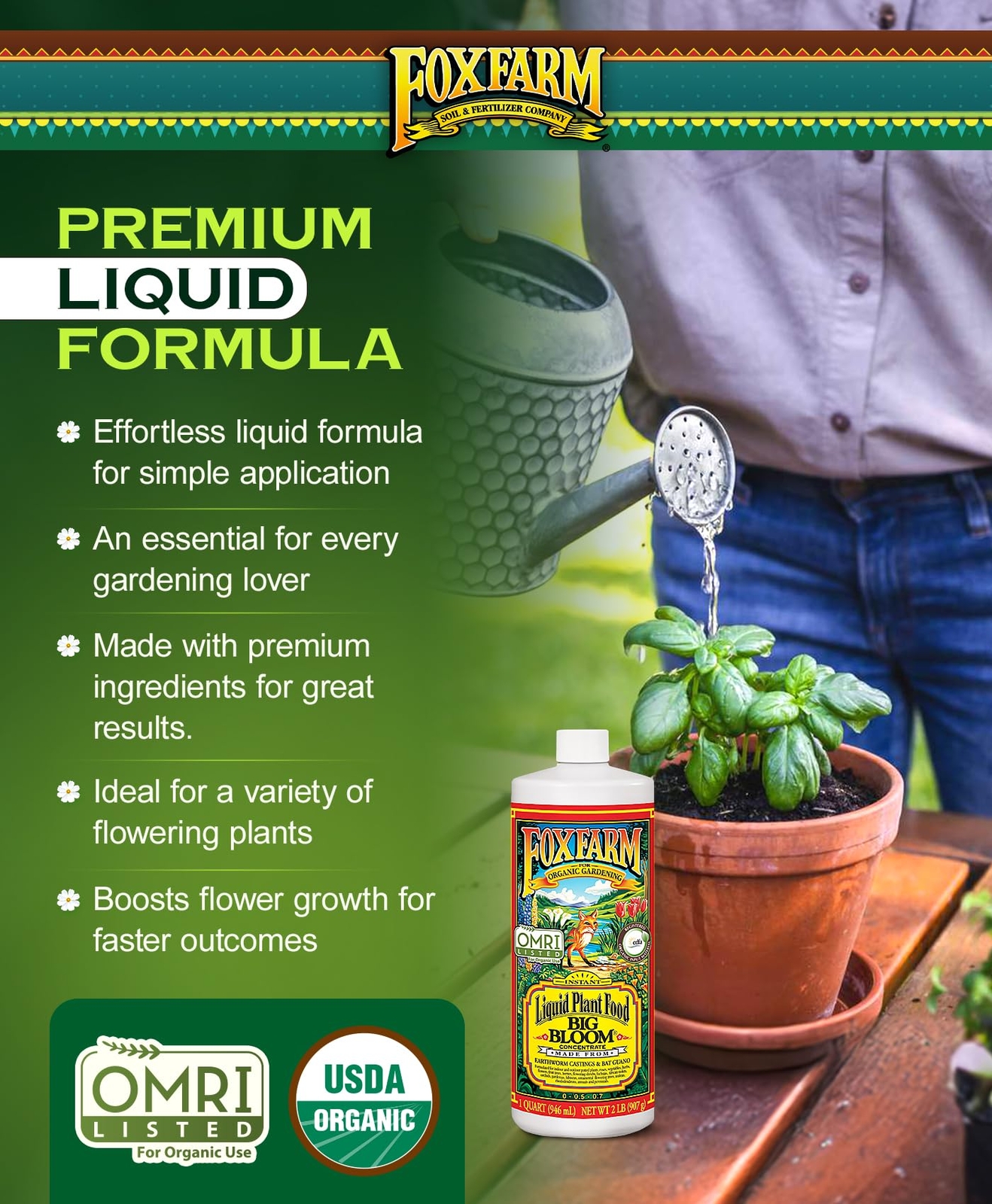 Liquid Nutrient Trio for Hydroponics Promotes Growth and Flowering 3 Bottle Set