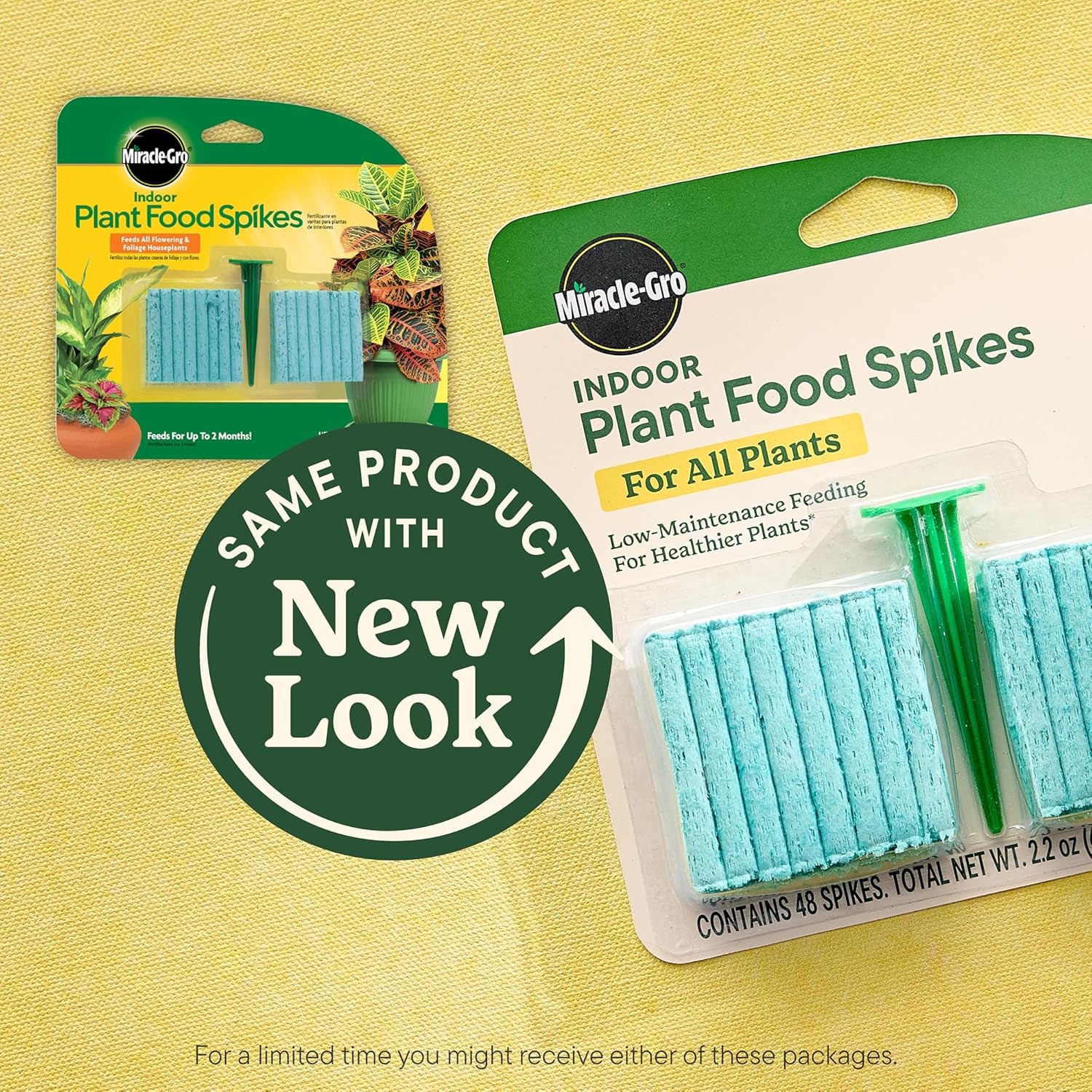 Indoor Plant Food Spikes for All Plants, Fertilizer Spikes Houseplants,48 Spikes