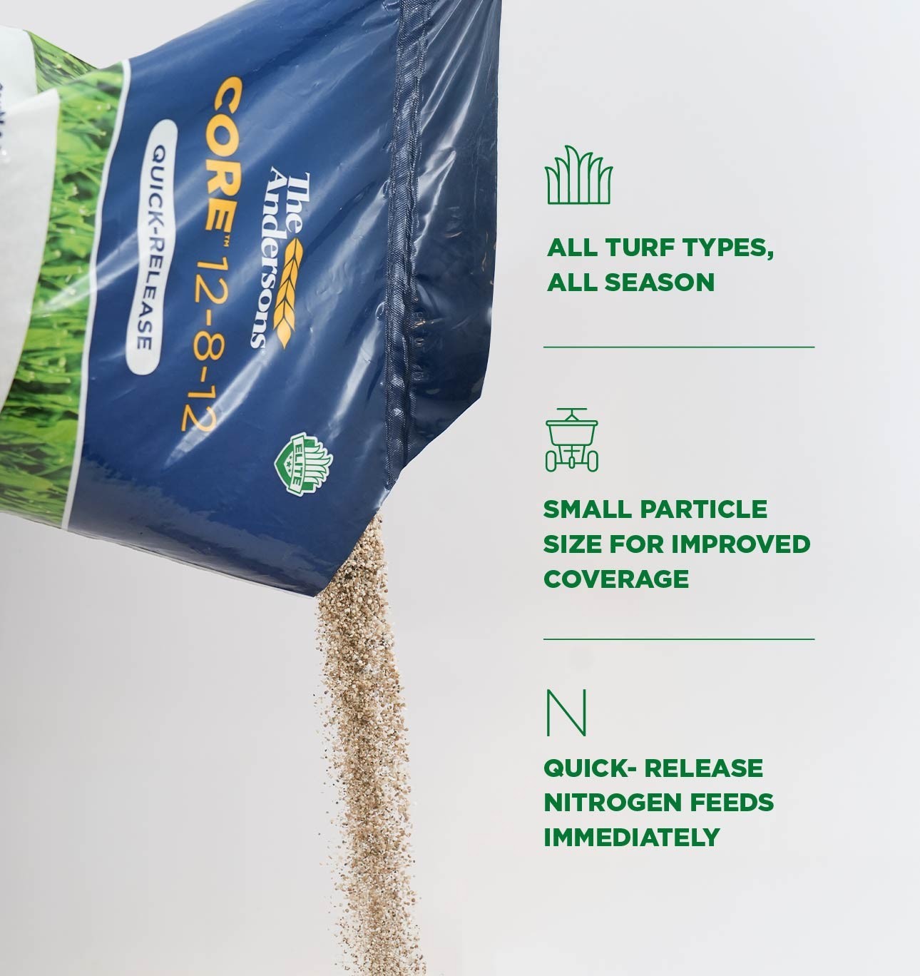 The Andersons Core 12-8-12 Professional-Grade Quick-Release Lawn Fertilizer