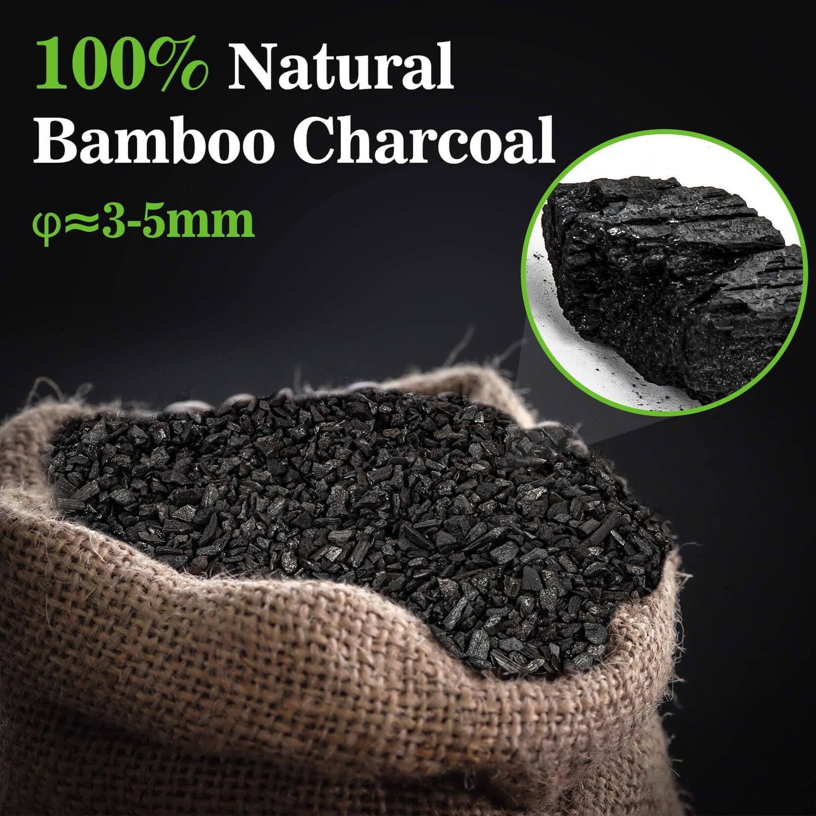 RAINFLOW Horticultural Charcoal for Plants – 290G Natural Earth Regulated…